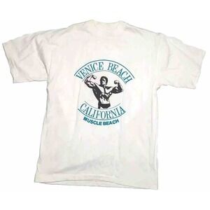 Arnold Schwarzenegger Venice Beach Muscle Beach California T-Shirt Men's M